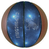 Transparant Capricorn Basketbal (Verticaal)