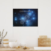 Transparant Capricorn Poster (Keuken)