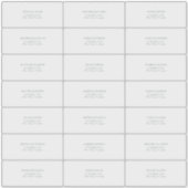 Transparant donker salie groen gastadres sticker (Voorkant)