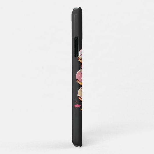 Transparant Donuts Sticker Case-Mate iPhone Case (Achterkant/rechts)