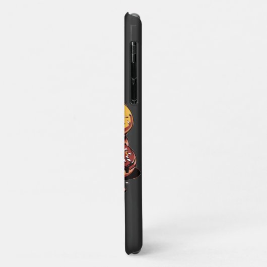 Transparant Donuts Sticker Case-Mate iPhone Case (Achterkant/links)