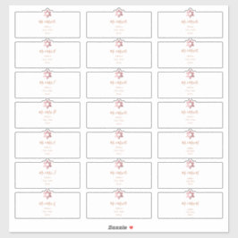 Transparant Gastadres, Faux Roos Gold Star Sticker