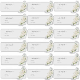 Transparant Gastadres H2 Alabaster Rozen Sticker