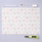 Transparant Kleurrijk Geschilderd Hartenpatroon Tissuepapier (Craft)