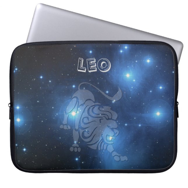 Transparant Leo Laptop Sleeve (Voorkant)