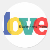 Transparant Liefde Sticker (Voorkant)