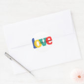 Transparant Liefde Sticker (Envelop)