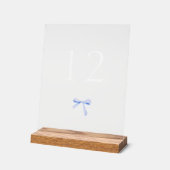 Transparant Lint Bruiloft Tafelnummer Acryl Bord (Hoek)