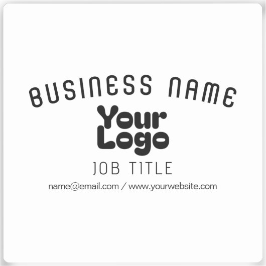 Transparant of ondoorzichtig Logo Retro-Modern Zwa Sticker (Voorkant)