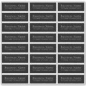 Transparant of ondoorzichtig waterdicht retouradre sticker (Voorkant)