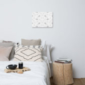 Transparant rastercanvas – bewerkbare PNG-structuu Canvas Afdruk