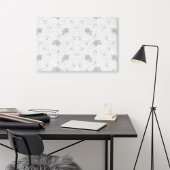 Transparant rastercanvas – bewerkbare PNG-structuu Canvas Afdruk