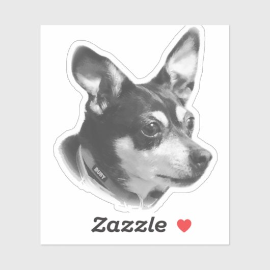 Transparant Ruby Sticker!! Sticker (Vel)