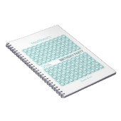 Transparant Squares 30e Birthday Party Guest Book Notitieboek (Rechterzijde)