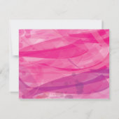 TRANSPARANT STAR Bat Mitzvah Uitnodiging (Achterkant)