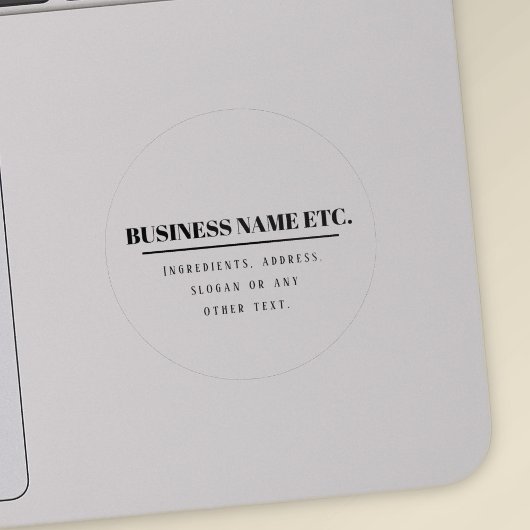 Transparant & Zwart Eenvoudig Modern Multifunction Sticker