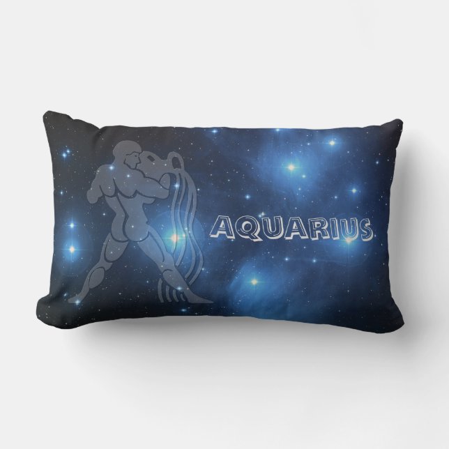 Transparante aquarius kussen (Voorkant)