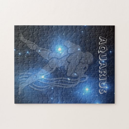 Transparante aquarius legpuzzel (Horizontaal)