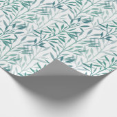 Transparante bladeren en bijkantoren cadeaupapier (Hoek)