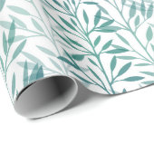 Transparante bladeren en bijkantoren cadeaupapier (Rol Hoek)