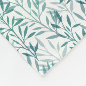 Transparante bladeren en bijkantoren fleece deken (Hoek)