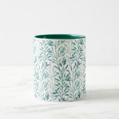 Transparante bladeren en bijkantoren tweekleurige koffiemok (Center)