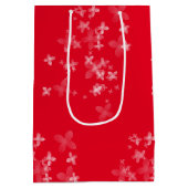 transparante bloemcollectie medium cadeauzakje (Achterkant)