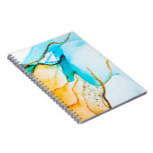 Transparante creativiteit. Abstract kunstwerk. Tre Notitieboek (Rechterzijde)