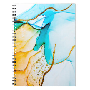 Transparante creativiteit. Abstract kunstwerk. Tre Notitieboek