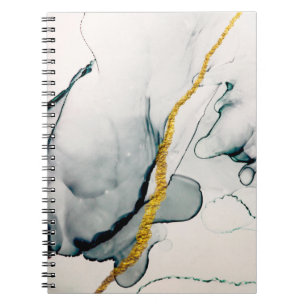 Transparante creativiteit. Abstract kunstwerk. Tre Notitieboek