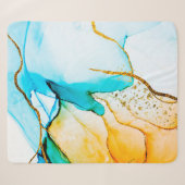 Transparante creativiteit. Abstract kunstwerk. Tre Sherpa Deken (Voorkant (horizontaal))