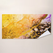 Transparante creativiteit. Abstracte wolken - ART. Badhanddoek (Badhanddoek)