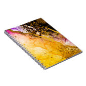 Transparante creativiteit. Abstracte wolken - ART. Notitieboek (Rechterzijde)