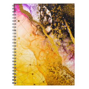 Transparante creativiteit. Abstracte wolken - ART. Notitieboek