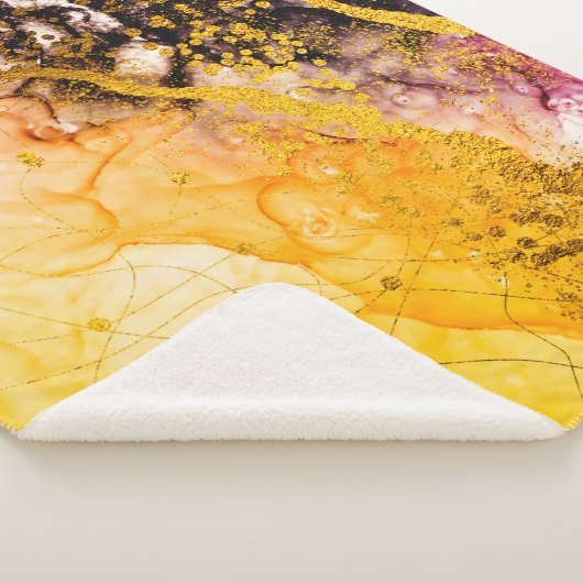 Transparante creativiteit. Abstracte wolken - ART. Sherpa Deken (3/4)