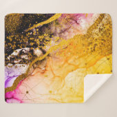 Transparante creativiteit. Abstracte wolken - ART. Sherpa Deken (Voorkant (horizontaal))