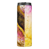 Transparante creativiteit. Abstracte wolken - ART. Thermosbeker (Achterkant)