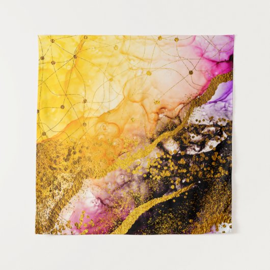 Transparante creativiteit. Abstracte wolken - ART. Wandkleed (Voorkant (horizontaal))