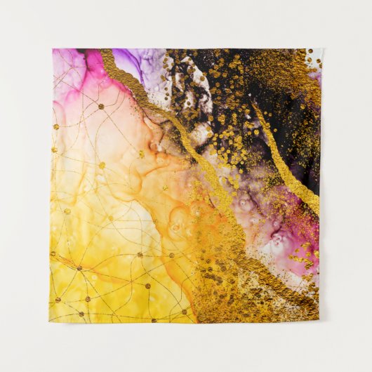 Transparante creativiteit. Abstracte wolken - ART. Wandkleed (Voorkant)