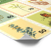 Transparante digitale print kleurrijke pastelstemp (Hoek)