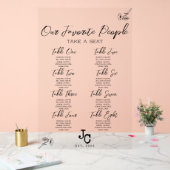 Transparante Duidelijke Acryl de Zegelgrafiek van  Acryl Bord (Huwelijk)