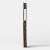 Transparante eikenbladeren, herfstpatroon. Case-Mate iPhone case (Achterkant / Links)