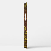 Transparante eikenbladeren, herfstpatroon. Case-Mate iPhone case (Achterkant / Rechts)