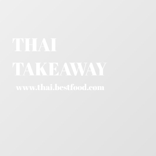 Transparante Folie voor Eetgelegenheid Raam Raamsticker (Vel)