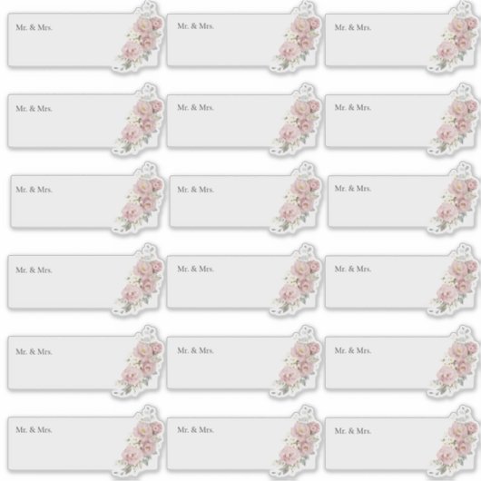 Transparante gastadres H2 Stusty Rozen Sticker (Voorkant)