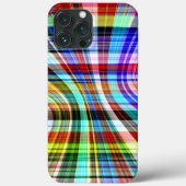 Transparante gekleurde strepen oversteken Case-Mate iPhone case (Achterkant)