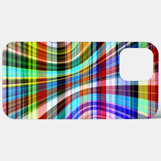 Transparante gekleurde strepen oversteken Case-Mate iPhone case (Achterkant (horizontaal))