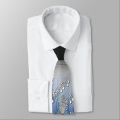 Transparante gitaarmuziek stropdas (Gebonden)