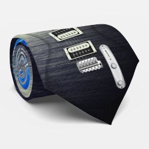 Transparante gitaarmuziek stropdas