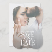 TRANSPARANTE GLAZE SAVE THE DATE (Voorkant)